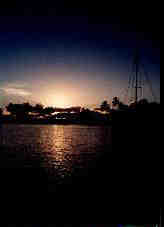 Sunset at Anchor