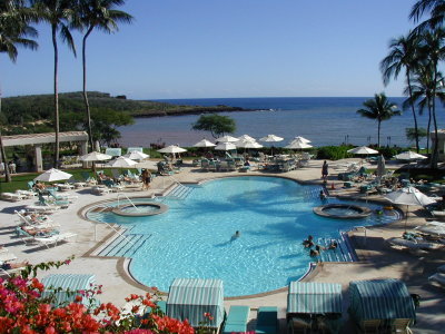 Manele Bay Hotel Pool, Lanai